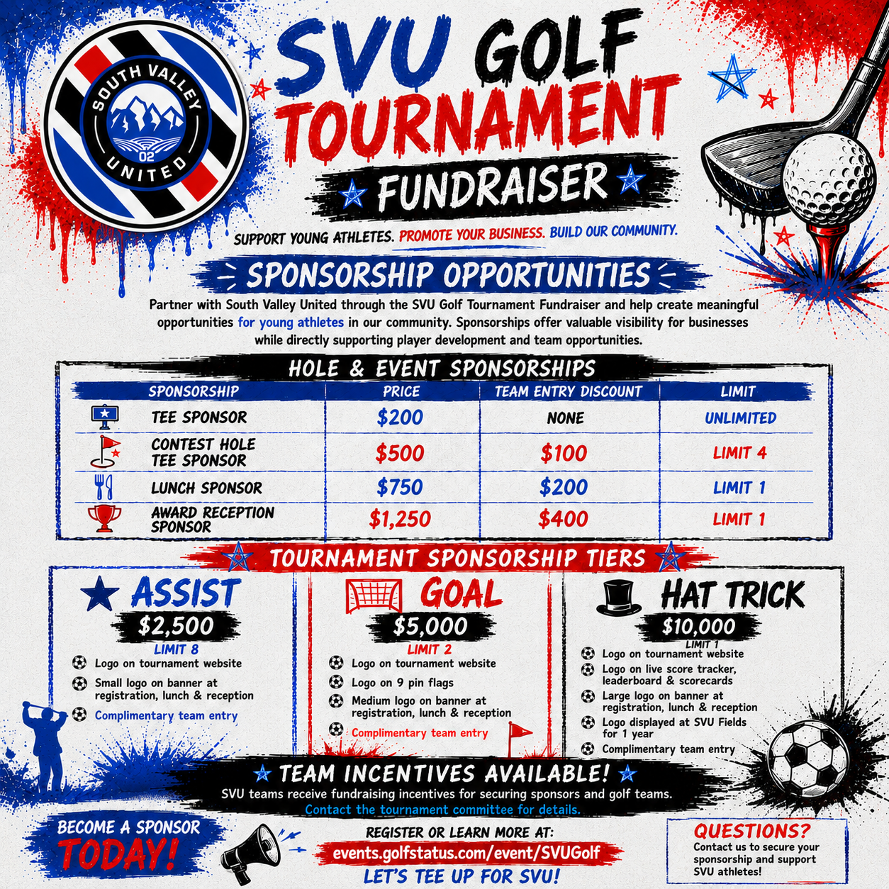 SVU Golf Sponsorships - Instagram